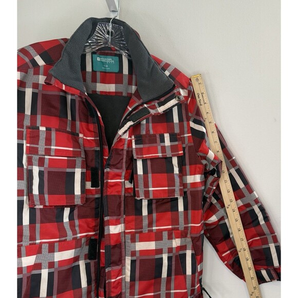 Mountain Warehouse Goose Ski Jacket Kids 11-12 Red Plaid Waterproof Snow Coat - Picture 6 of 12